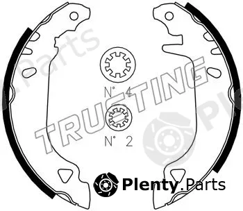 Trusting 034.090S — Brake Shoe Set