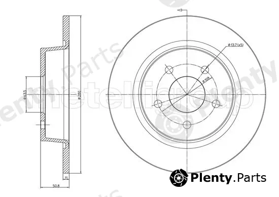 Trusting DF1496 — Brake Disc