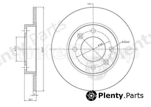 Trusting DF700 — Brake Disc
