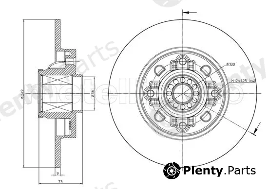 Trusting DF1480A — Brake Disc
