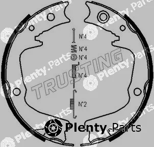Trusting 110.337K — Brake Shoe Set, parking brake