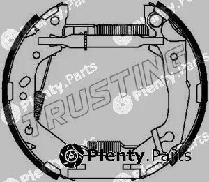 Trusting 6345 — Brake Shoe Set Kit premounted