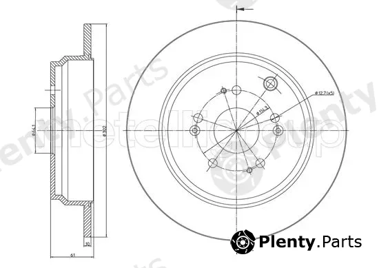 Trusting DF1624 — Brake Disc