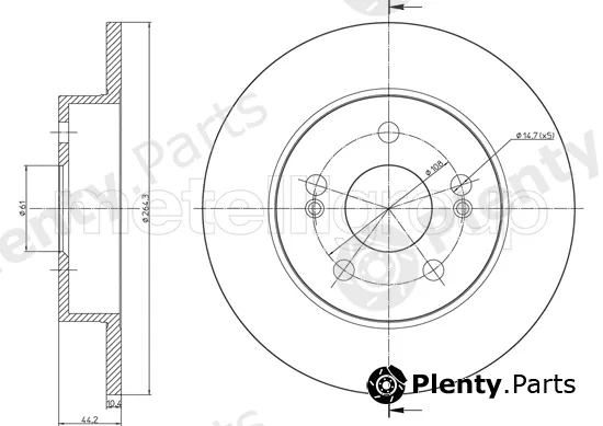 Trusting DF757 — Brake Disc