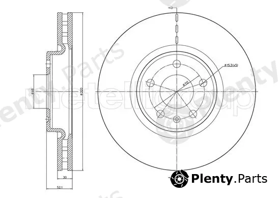 Trusting DF1551 — Brake Disc