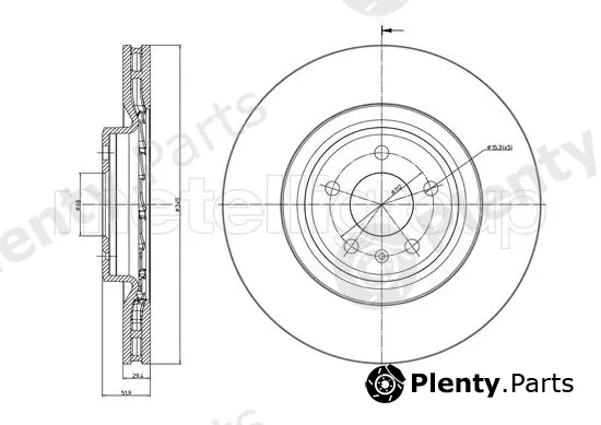 Trusting DF1236 — Brake Disc