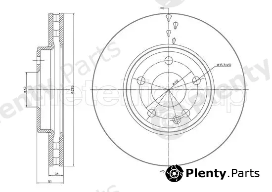 Trusting DF1696 — Brake Disc
