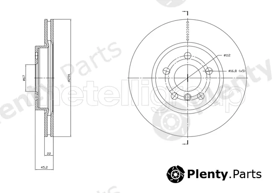 Trusting DF1772 — Brake Disc