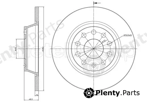 Trusting DF1145 — Brake Disc