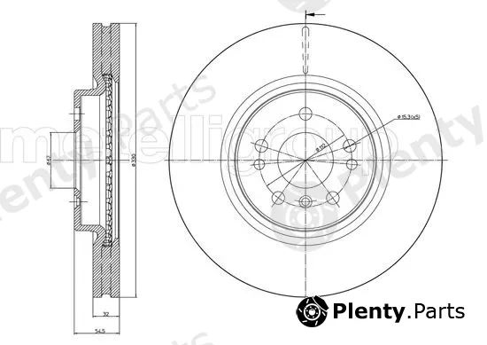 Trusting DF1043 — Brake Disc