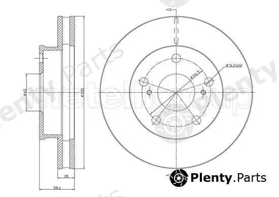 Trusting DF1386 — Brake Disc