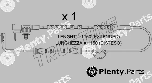 Trusting SU.387 — Warning Contact, brake pad wear