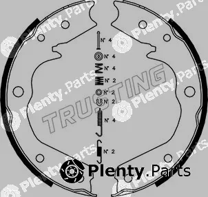 Trusting 073.173K — Brake Shoe Set, parking brake