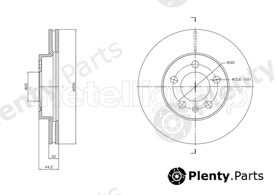 Trusting DF1843 — Brake Disc