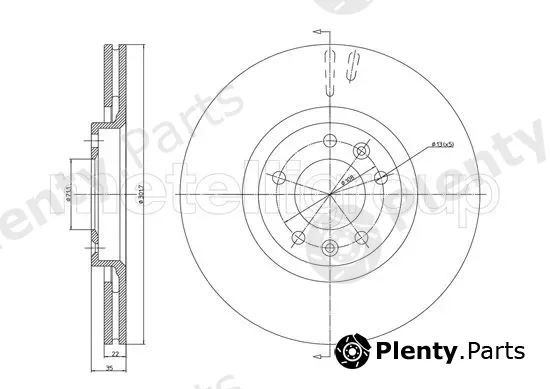 Trusting DF1239 — Brake Disc