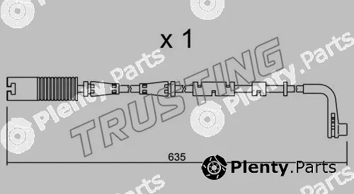 Trusting SU.205 — Warning Contact, brake pad wear