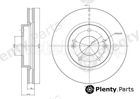 Trusting DF1351 — Brake Disc