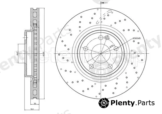 Trusting DF1705 — Brake Disc