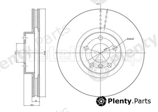 Trusting DF1338 — Brake Disc