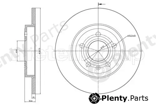 Trusting DF1091 — Brake Disc