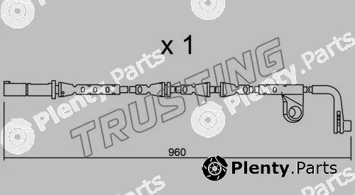 Trusting SU.220 — Warning Contact, brake pad wear
