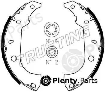 Trusting 034.091S — Brake Shoe Set