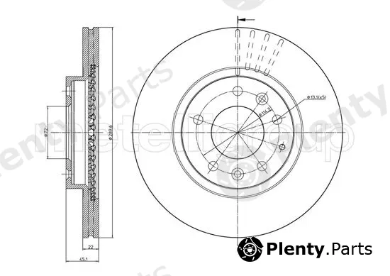Trusting DF1285 — Brake Disc