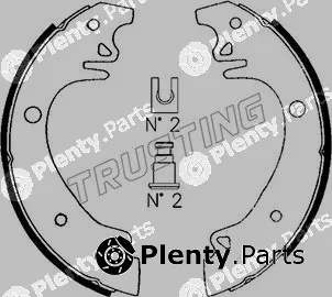 Trusting 079.178 — Brake Shoe Set