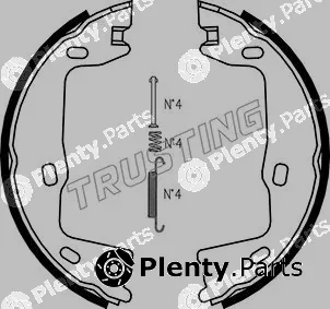 Trusting 073.159K — Brake Shoe Set, parking brake
