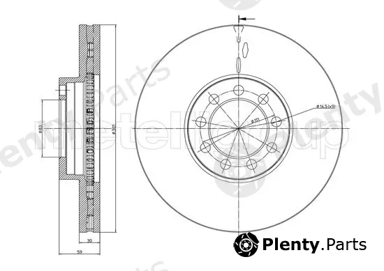 Trusting DF1345 — Brake Disc