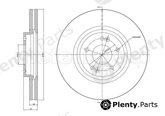 Trusting DF1251 — Brake Disc