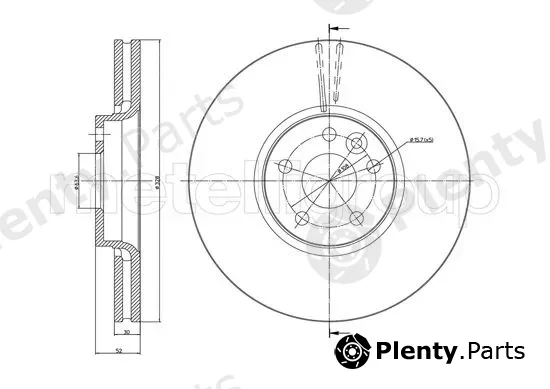 Trusting DF1395 — Brake Disc