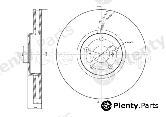 Trusting DF1033 — Brake Disc