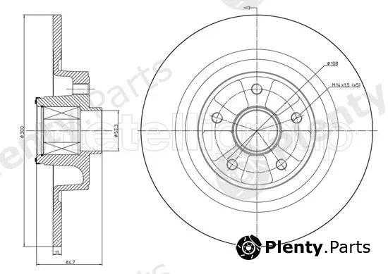 Trusting DF1142A — Brake Disc