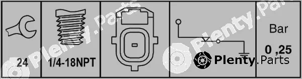 Hella 6ZL009600-081 — Oil Pressure Switch