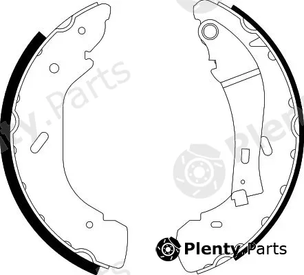 Hella 8DB355001-961 — Brake Shoe Set