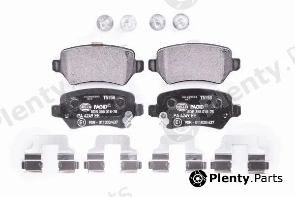 Hella 8DB355018-781 — Brake Pad Set, disc brake