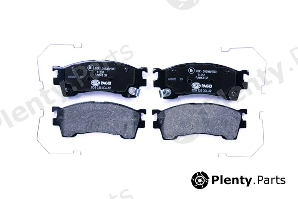 Hella 8DB355006-621 — Brake Pad Set, disc brake