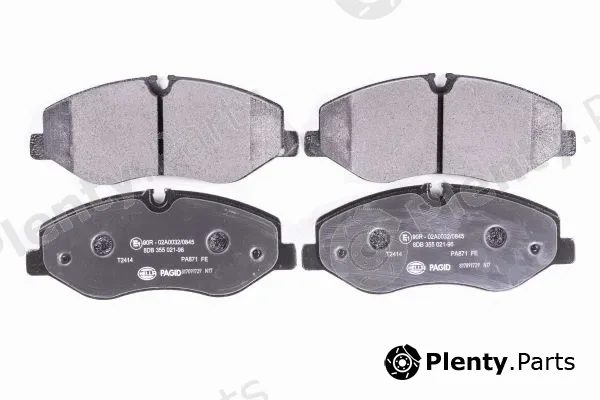 Hella 8DB355021-961 — Brake Pad Set, disc brake