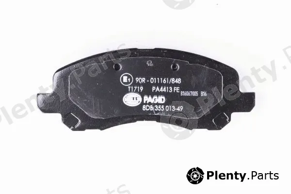 Hella 8DB355013-491 — Brake Pad Set, disc brake
