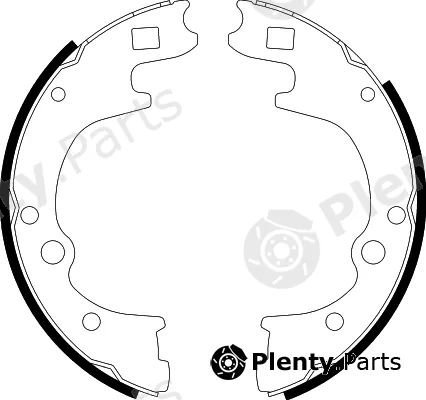 Hella 8DB355002-111 — Brake Shoe Set