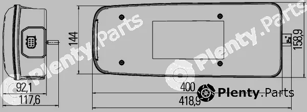 Hella 2VP011511-241 — Tail Light Assembly