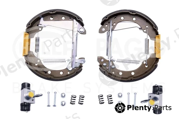 Hella 8DB355004-981 — Brake Shoe Set Shoe Kit Pro