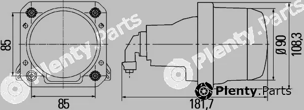 Hella 1AL009998-001 — Headlight