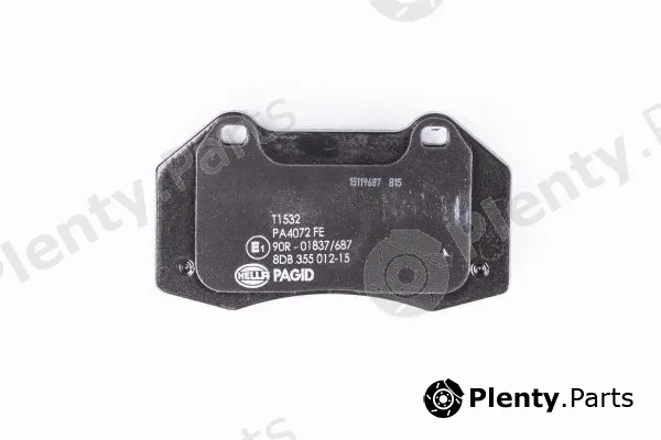 Hella 8DB355012-151 — Brake Pad Set, disc brake