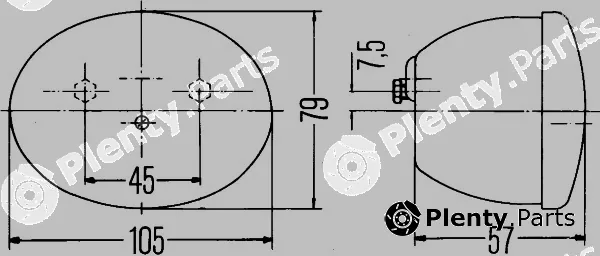 Hella 2SB001673-002 — Tail Light Assembly