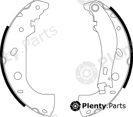 Hella 8DB355001-841 — Brake Shoe Set