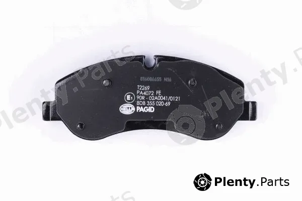 Hella 8DB355020-691 — Brake Pad Set, disc brake