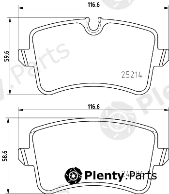 Hella 8DB355025-311 — Brake Pad Set, disc brake