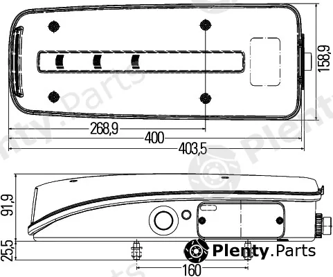 Hella 2VD012381-211 — Tail Light Assembly